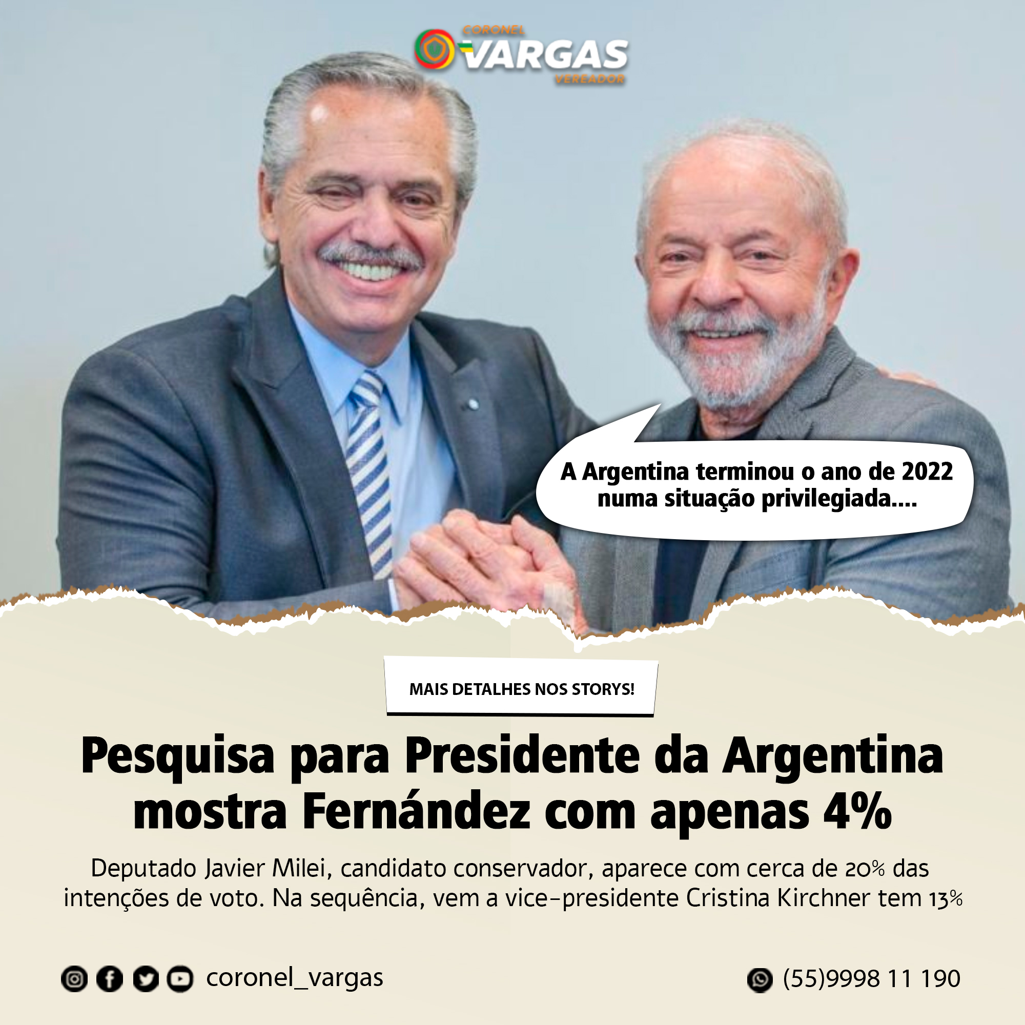 do Vereador Coronel Vargas é um dos mais econômicos da Câmara